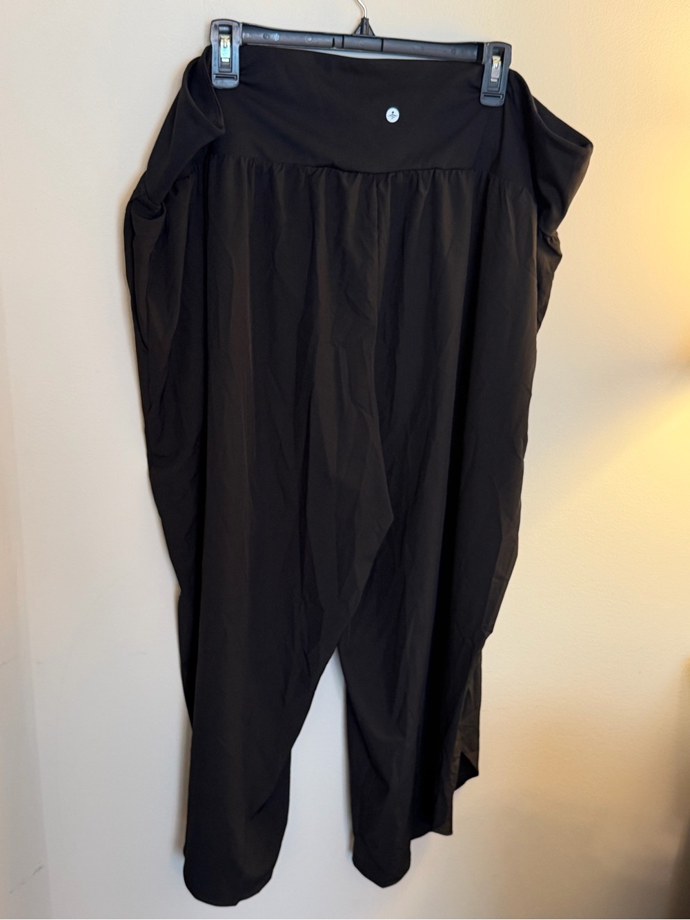 NWT Halara Breezeful High Waisted Black Crossover Quick Dry Pant Women’s Size 3X